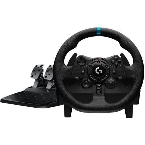 Руль игровой с педалями Logitech G923 Trueforce, черный
