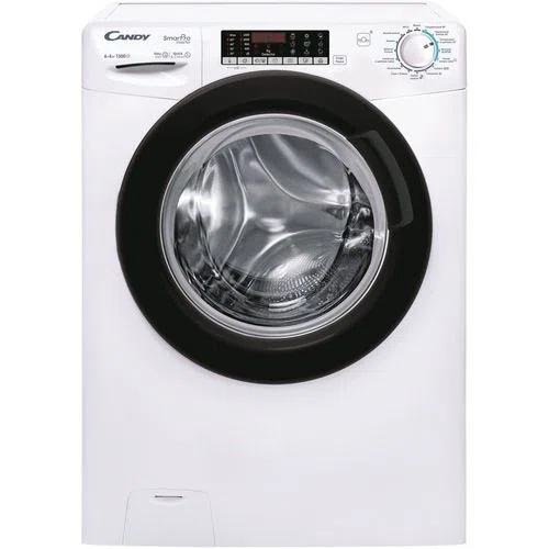 Стирально-сушильная машина узкая Candy Smart Pro Inverter CSOW43 646TWMB-07, 6 кг, 1300 об/мин, белая
