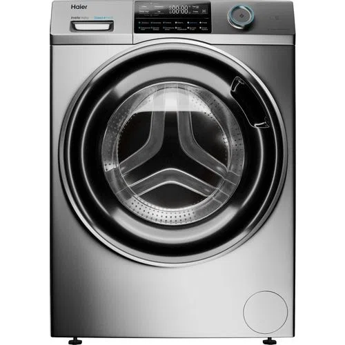 Стиральная машина узкая Haier HW70-BP12969ASE, 7 кг, 1200 об/мин, серебристая