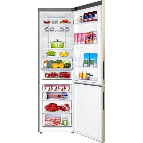 Холодильник двухкамерный Haier C4F640CCGU1 инверторный, бежевый