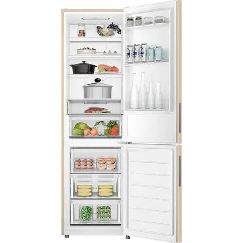 Двухкамерный холодильник Haier CEF538CGG, золотистый