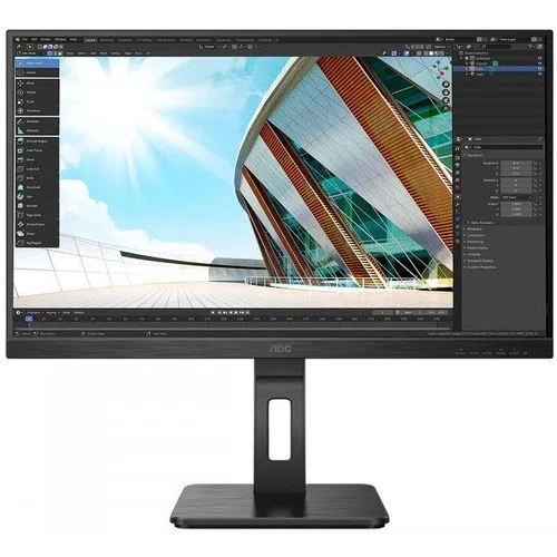 Монитор AOC Pro Q27P2Q, 27", IPS, 2560x1440, 75 Гц, черный