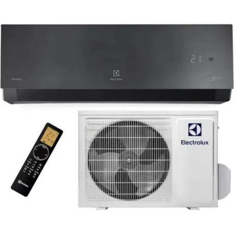 Сплит-система инверторная Electrolux Enterprise Super DC EACS/I-24HEN-BLACK/N8 24Y, чёрно-графитовая