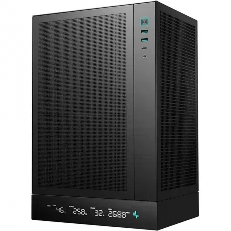 Корпус Deepcool CH170 DIGITAL, Mini-Tower, черный