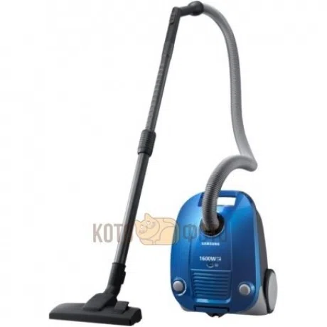 Пылесос Samsung VCC4140V3A, мешковый, сухая уборка, синий