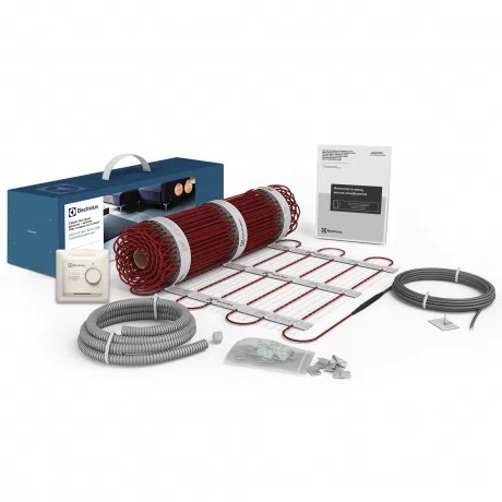 Нагревательный мат Electrolux Easy Fix MAT EEFM 2-180-6, 180 Вт/м², 6 м², с терморегулятором