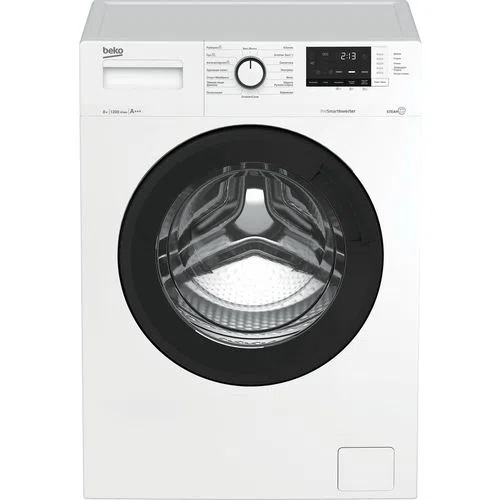 Стиральная машина Beko WSRE8612XAWI, 8 кг, 1200 об/мин, белая