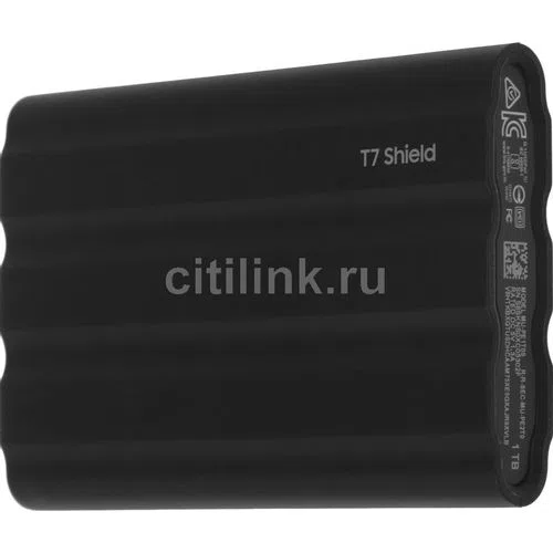 Внешний SSD Samsung T7 Shield 1 ТБ, черный