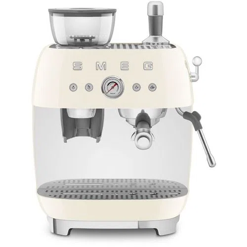 Кофеварка Smeg EGF03CREU, рожковая, кремовый