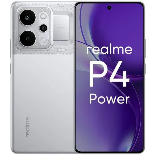 Смартфон 6.8" Realme P4 Power 8/256Gb, Nfc, Amoled, 144Гц, 10001мAч, серебристый