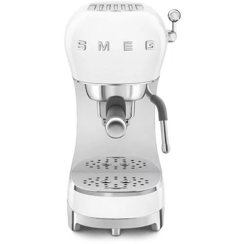 Кофеварка Smeg ECF02WHEU, рожковая, белый