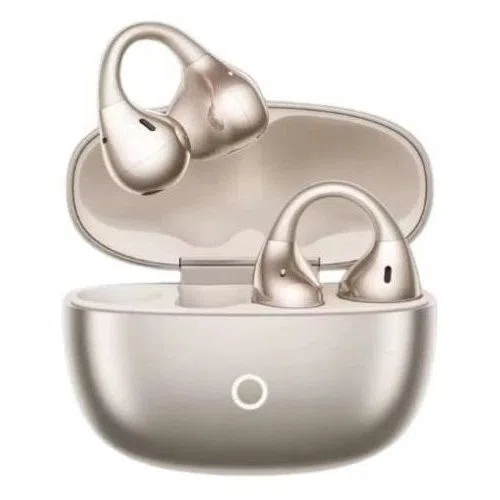 Наушники Realme Buds Clip, Bluetooth, накладные, золотистый 6941764477674