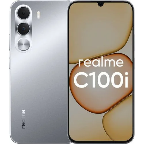 Смартфон Realme C100i 64 ГБ, ОЗУ 4 ГБ, серебристый