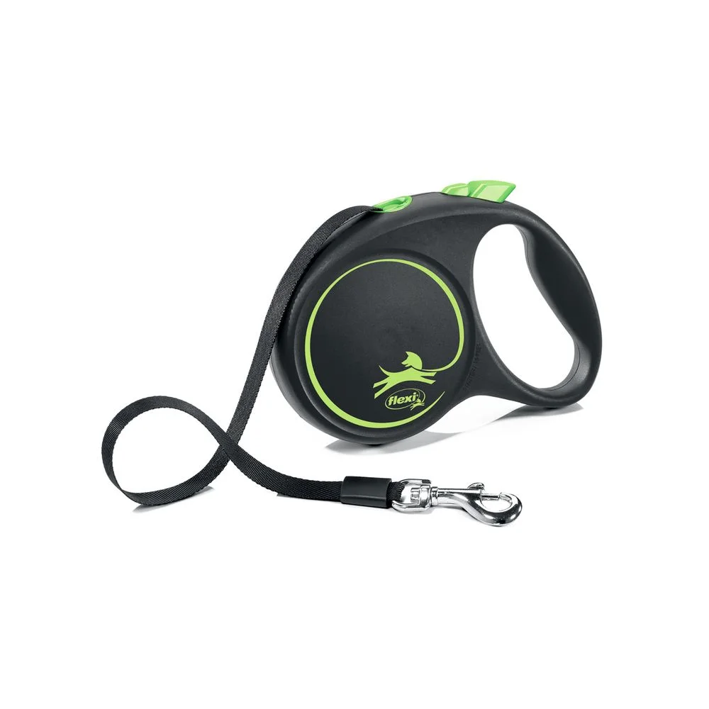 Рулетка для собак Flexi Black Design
