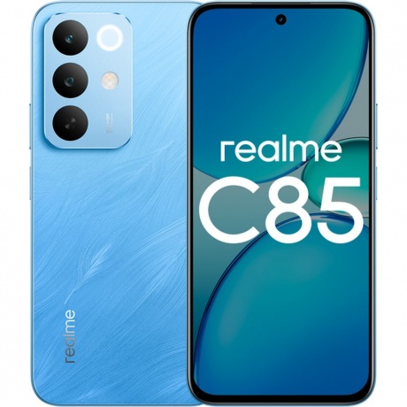 Смартфон Realme C85 128 ГБ, ОЗУ 6 ГБ, голубой