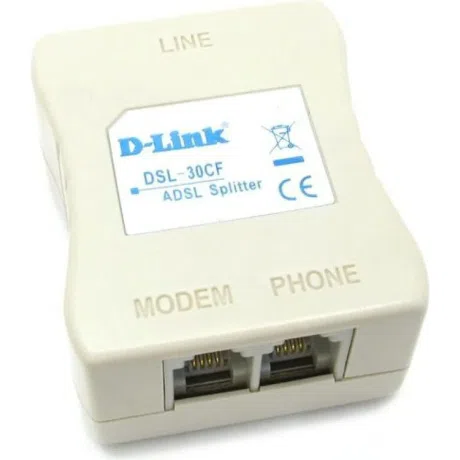 Сплиттер D-Link DSL-30CF/RS, белый