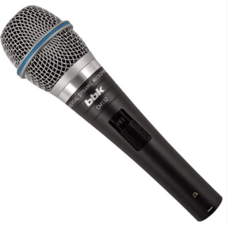 Микрофон BBK CM132 динамический, темно-серый