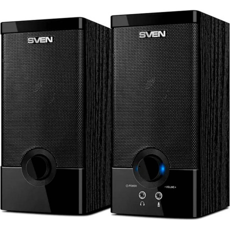 Колонки Sven SPS-603 2.0, 6 Вт, черные