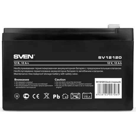 Батарея для ИБП Sven SV12120, свинцово-кислотная AGM