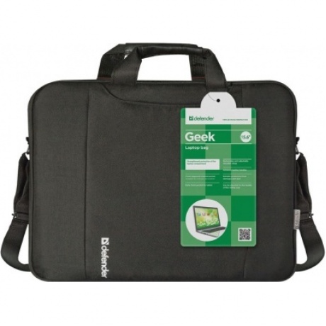 Сумка для ноутбука Defender Geek 15.6", черная