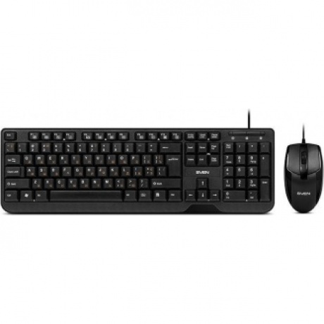 Комплект клавиатура и мышь Sven KB-S330C, USB, черный