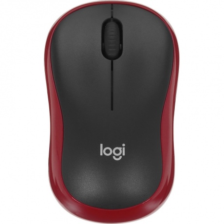 Беспроводная мышь Logitech M185, красная