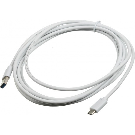 Кабель USB Type-A - USB Type-C Buro USB-TPC-3W, 3 м, белый