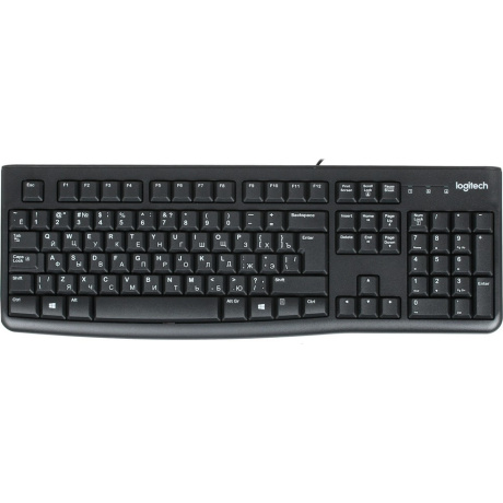Клавиатура проводная Logitech K120, чёрная