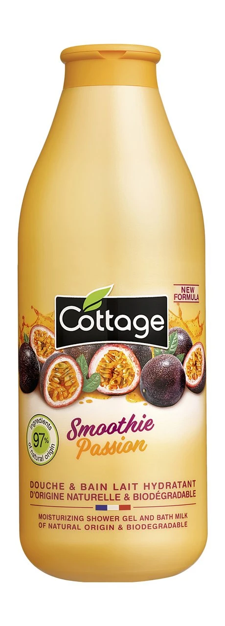 Cottage Moisturizing Shower Gel & Bath Milk Smoothie Passion