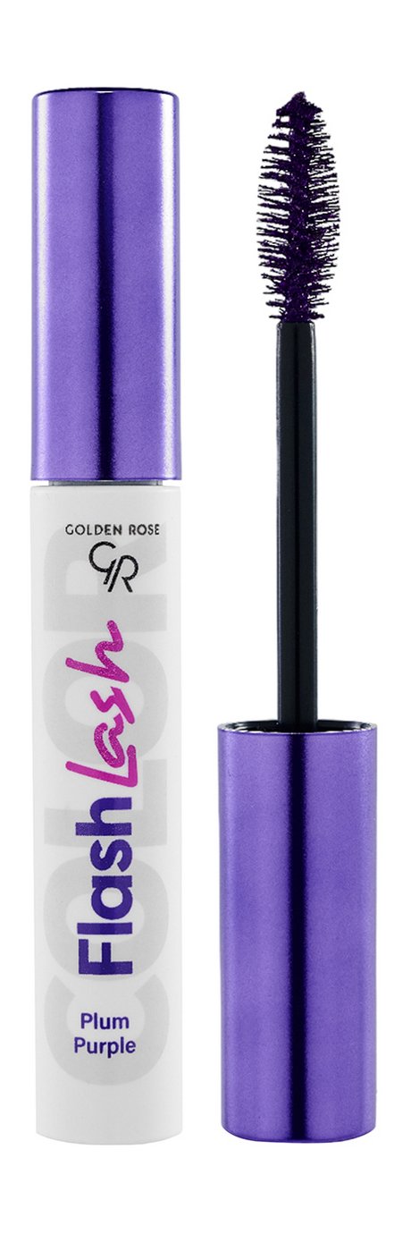 Тушь для ресниц Golden Rose Flash Lash, цветная, широкая палитра ярких оттенков