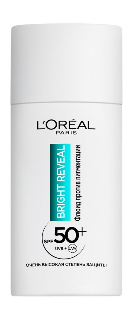 Дневной флюид L'Oréal Paris Bright Reveal, SPF 50+, защита от UV, для всех типов кожи