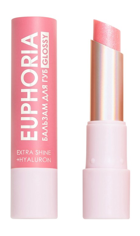 Бальзам для губ Art-Visage Euphoria Glossy Extra Shine, деликатный розовый