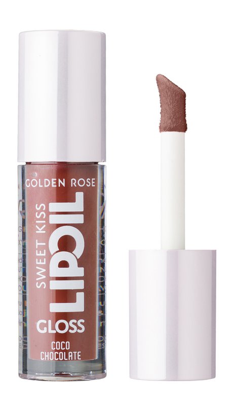 Масло-блеск для губ Golden Rose Sweet Kiss, coco chocolate