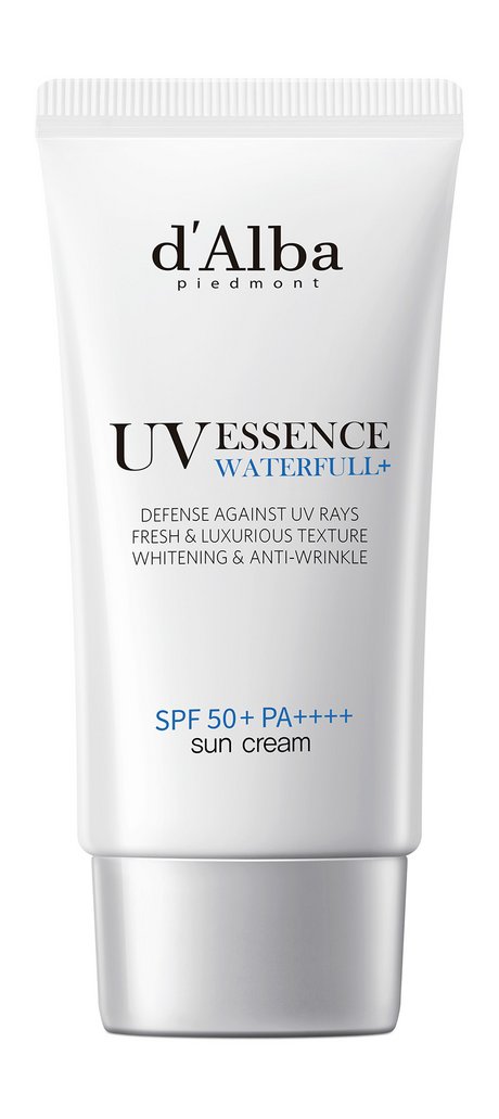 Солнцезащитная эссенция d'Alba Waterfull+ UV Essence Sun Cream, SPF 50+ PA++++, защита от UVA и UVB, ультралегкая текстура, веганская формула