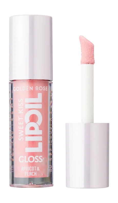Блеск-масло для губ Golden Rose Sweet Kiss Lip Oil Gloss, Apricot & Peach