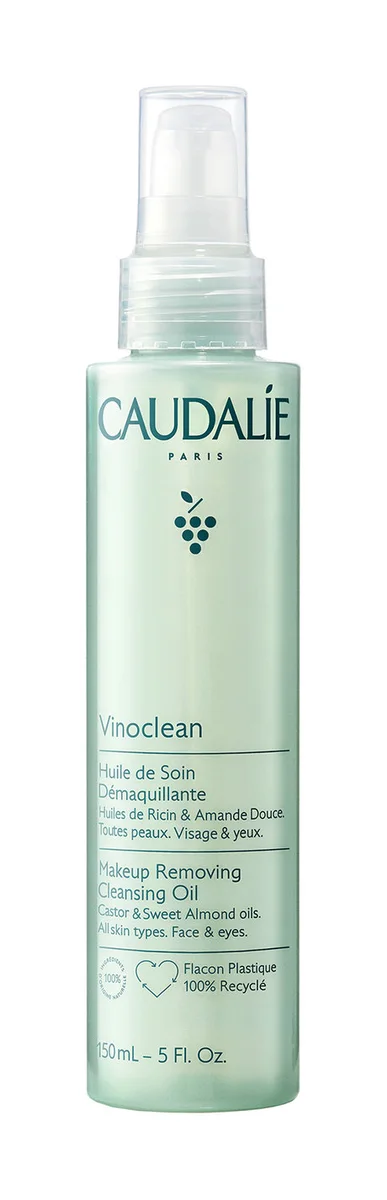Гидрофильное масло для снятия макияжа Caudalie Vinoclean Makeup, 100% ингредиентов натурального происхождения