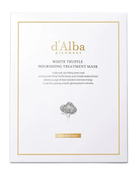 Маска для лица d'Alba White Truffle Nourishing Treatment Mask, целлюлозная