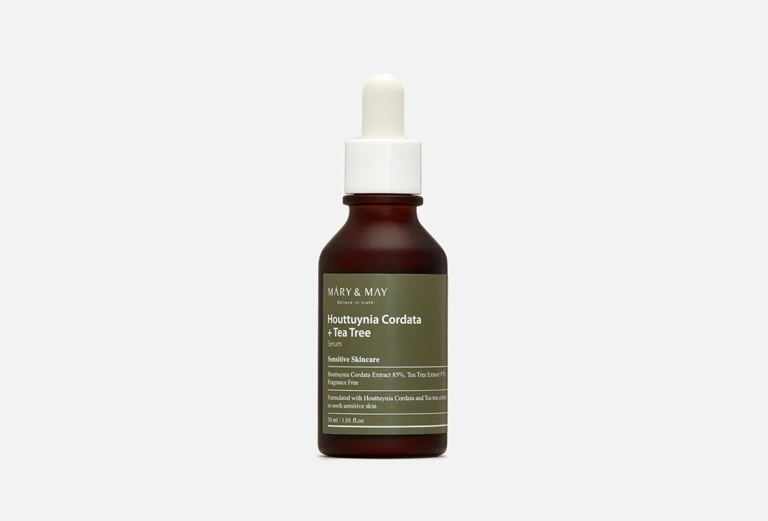 Сыворотка для лица Mary&May Houttuynia Cordata + Tea Tree, 30 мл