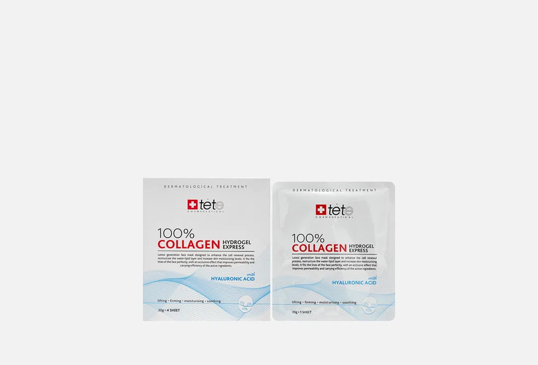 Tete Cosmeceutical Маска для лица гидроколлагеновая Экспресс-уход