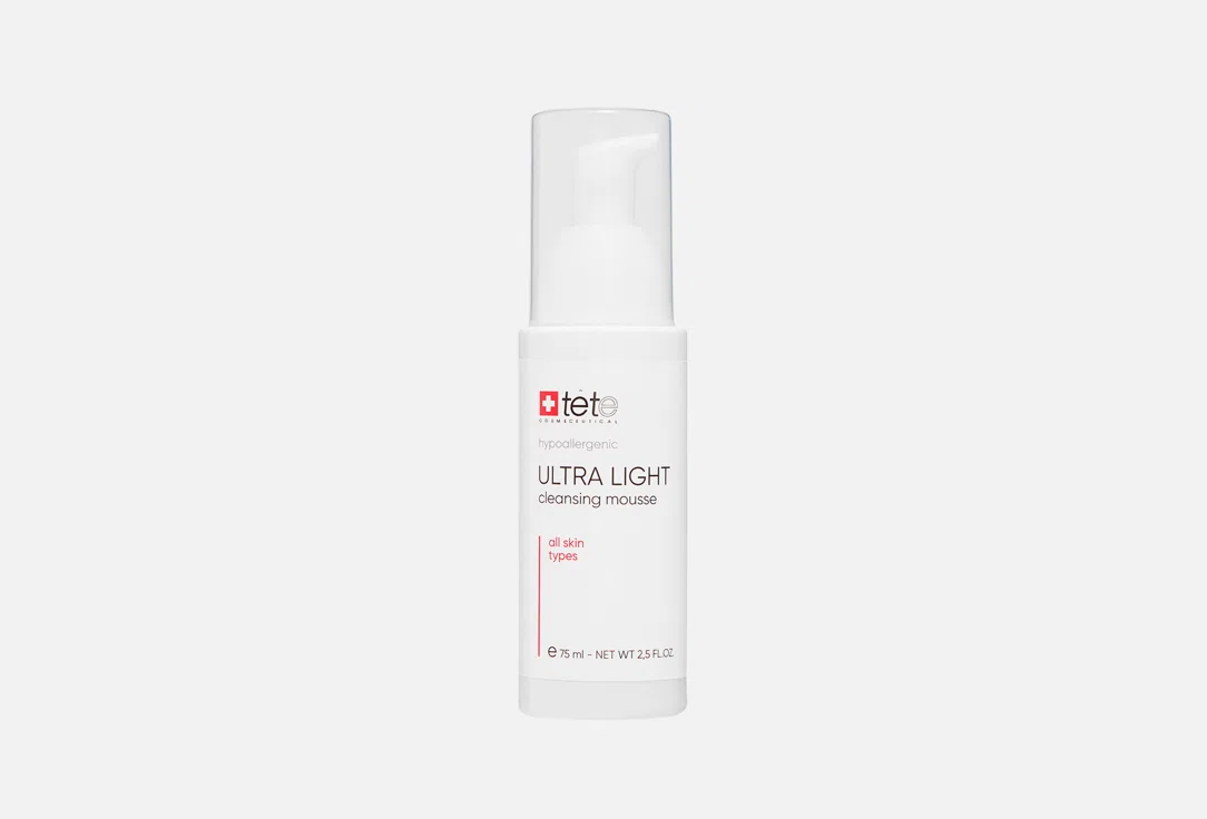 TETe Cosmeceutical Очищающий мусс для лица "ltraA Light cleansing mousse" 75 мл