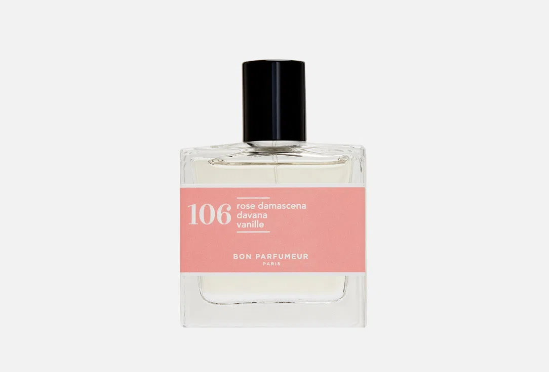 Парфюмерная Bon Parfumeur Paris вода 106-rose damascena, davana, vanille 30мл