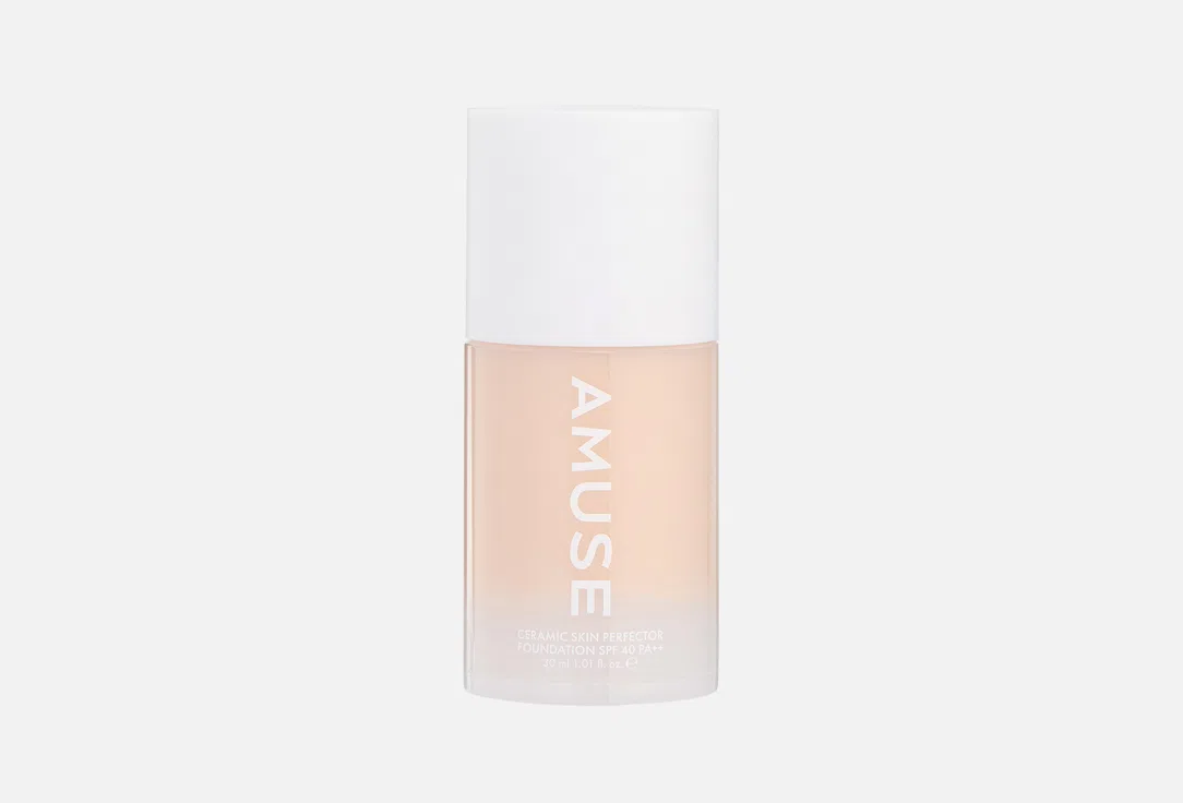 Amuse Тональная основа для лица Ceramic Skin Perfector SPF40 01 30мл
