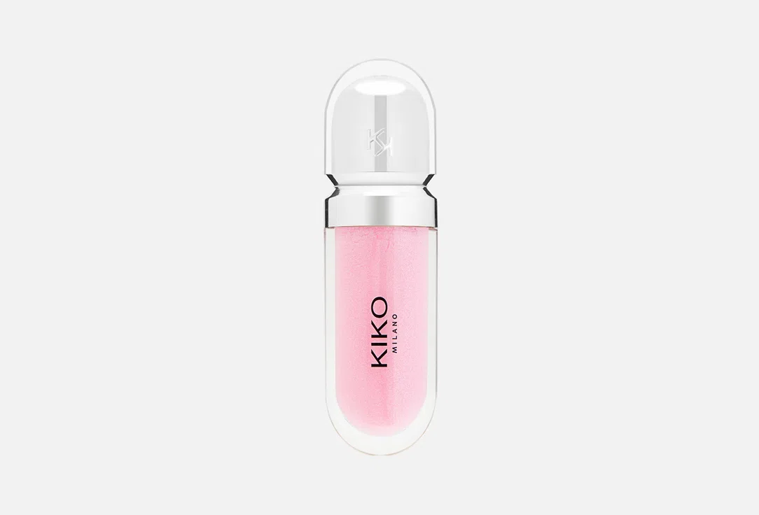 Kiko Milano Блеск для губ смягчающий с трехмерным эффектом 05 Pearly Pink 6,5мл