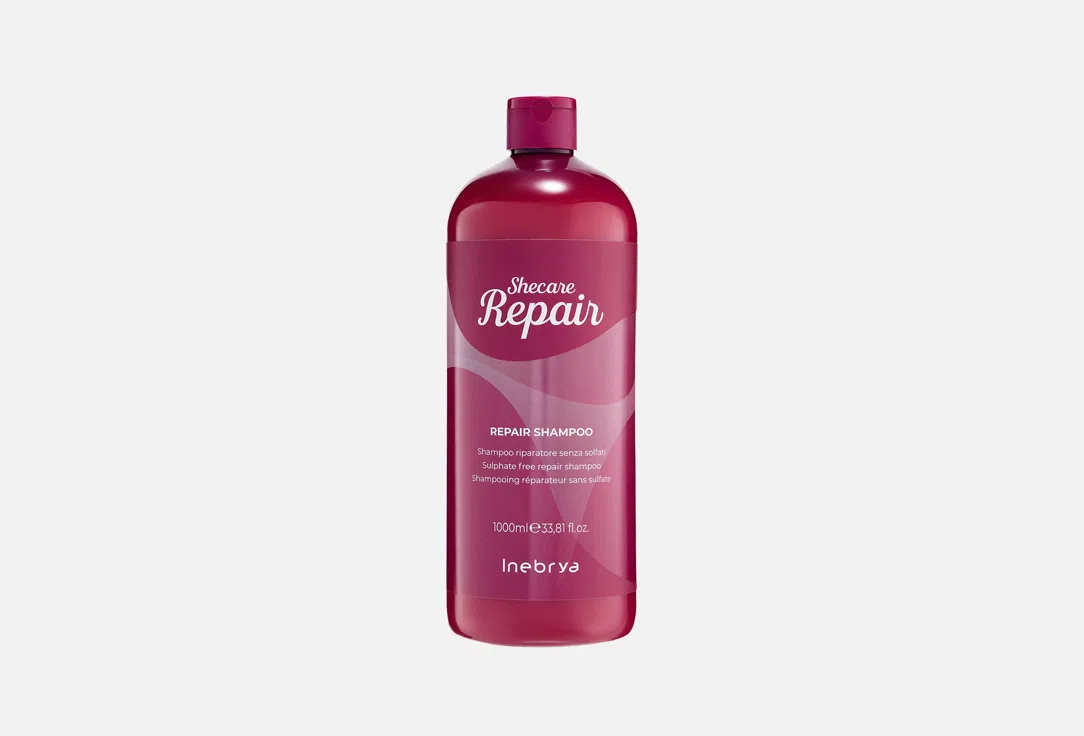 Шампунь для восстановления волос Inebrya Shecare Repair Shampoo, 1000 мл