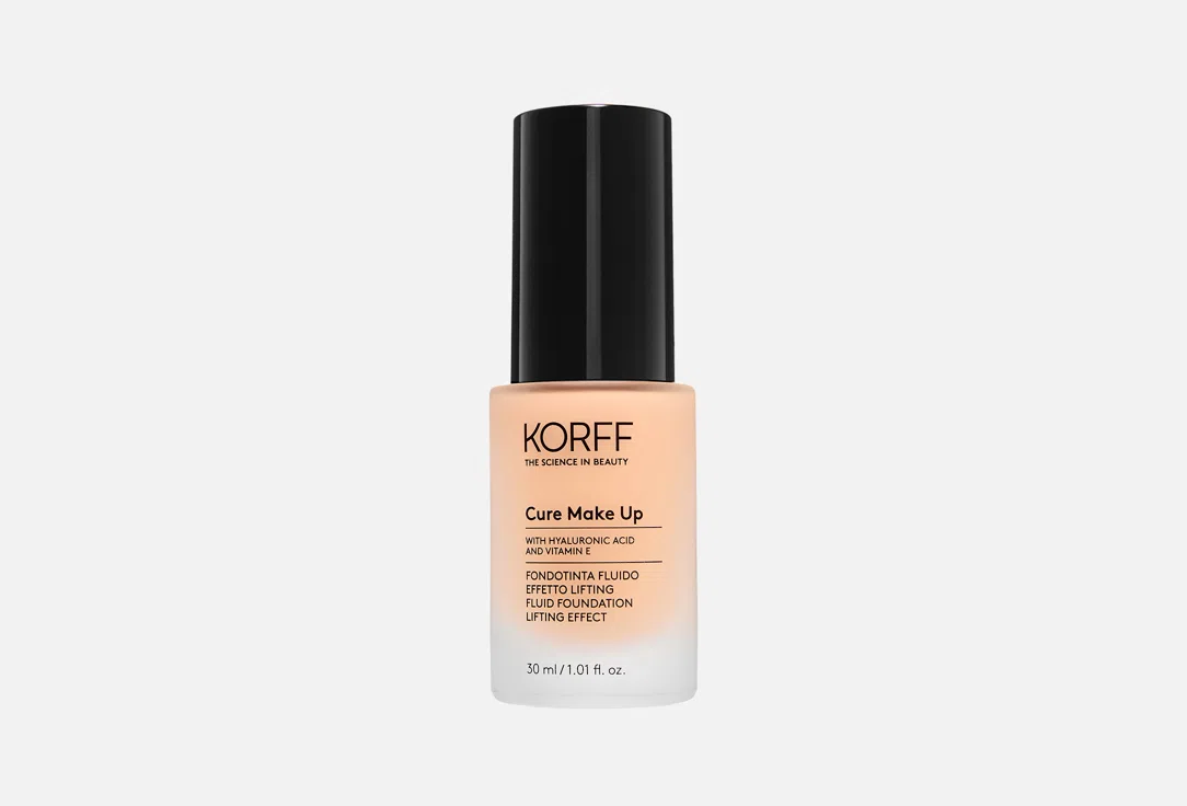 Korff Тональный флюид для лица Cure Make Up Lifting Effect 02 30мл