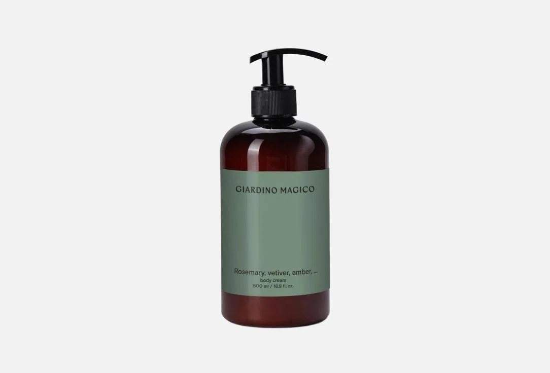 Крем для тела Giardino Magico Rosemary, Vetiver, Amber, …, 500 мл