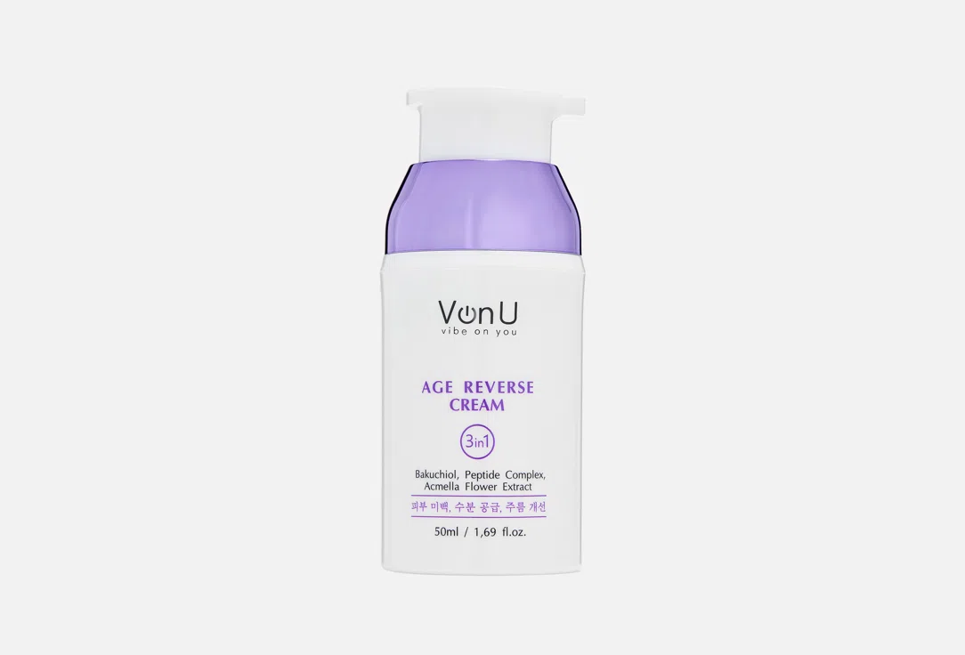 Von U Крем для лица Age reverse 50мл
