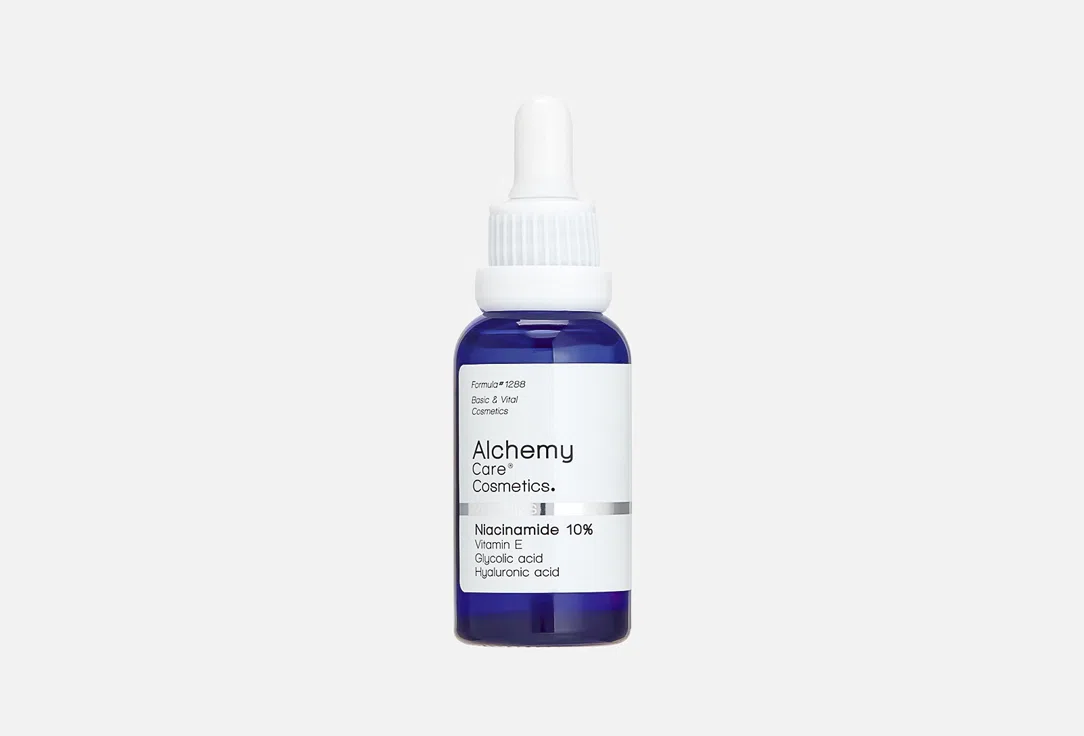 Сыворотка с ниацинамидом для улучшения тона кожи Alchemy Care Cosmetics "Niacinamide 10%", линия Vitamins