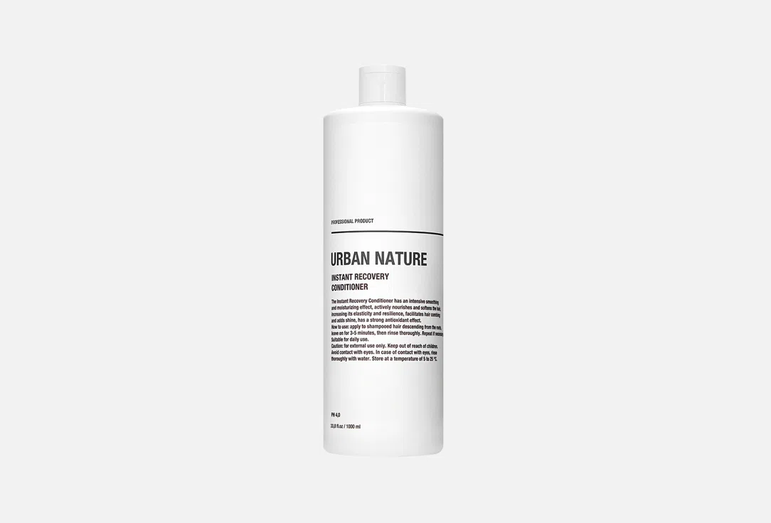 Кондиционер для волос Urban Nature Мгновенное восстановление, 1 л