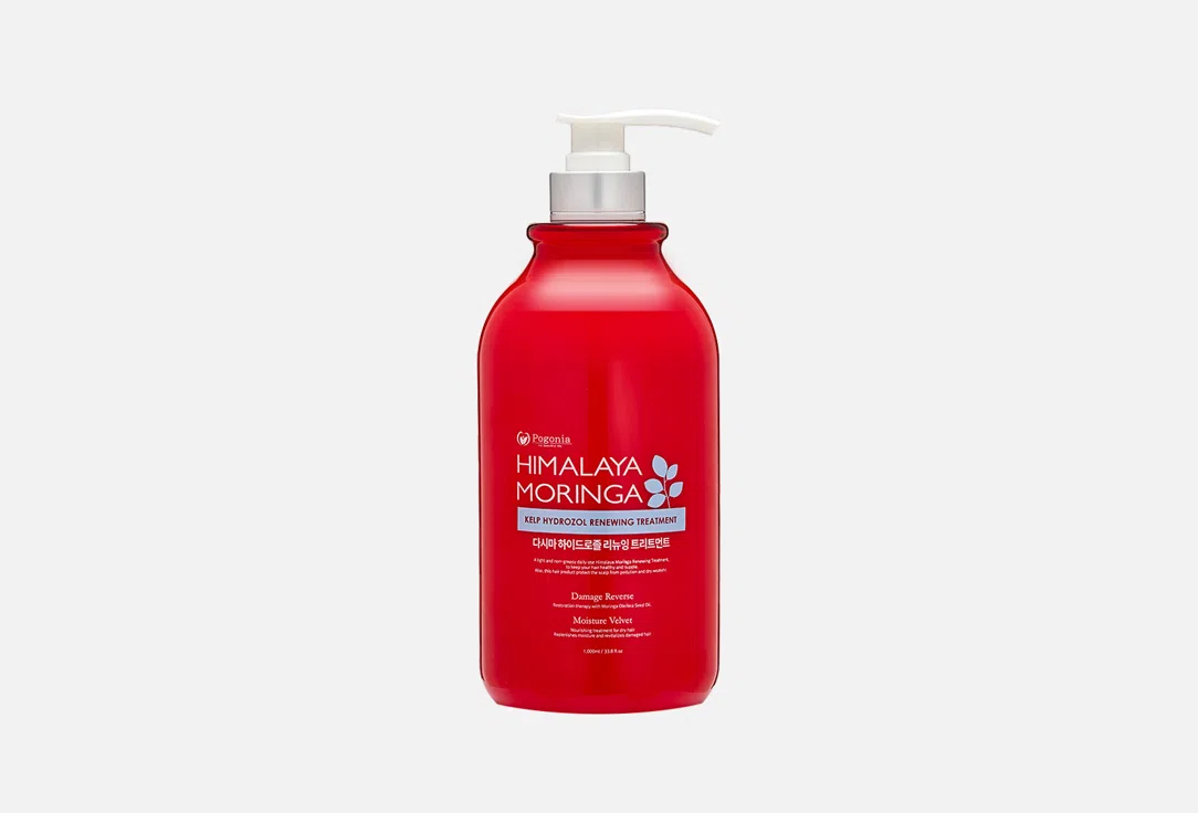 Кондиционер Pogonia для волос Hymalaya moringa Kelp hydrozol 1л
